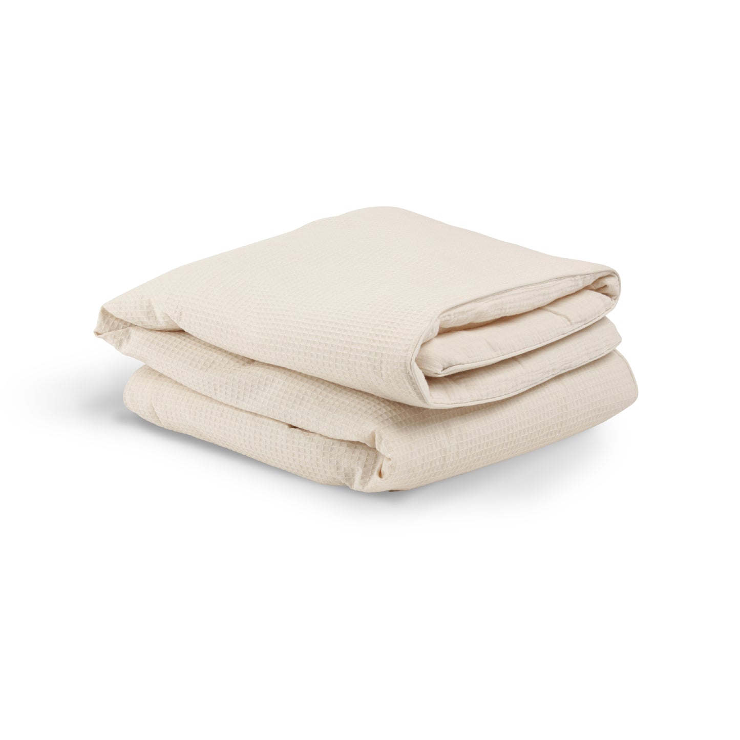 CuddleCo Cot Bed Quilt - Cashmere Waffle