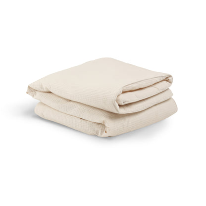 CuddleCo Cot Bed Quilt - Cashmere Waffle