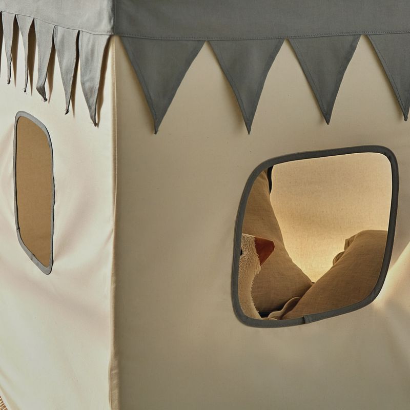 CuddleCo Play House with Bunting - Sea Salt