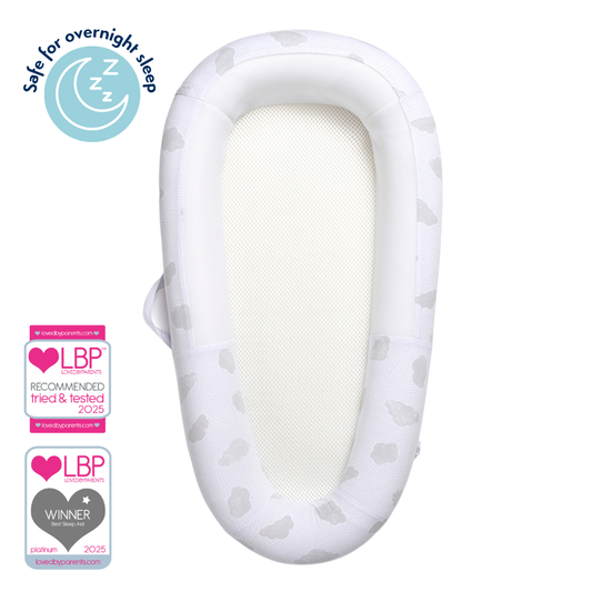 Purflo Sleep Tight Baby Bed - Cotton Cloud