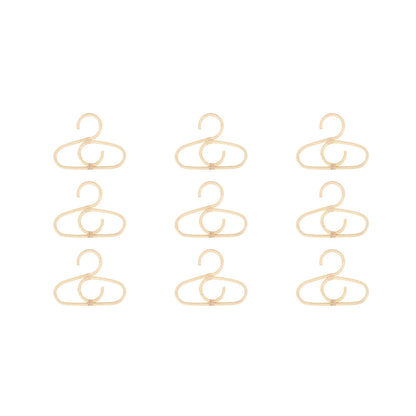 CuddleCo Aria Rattan Baby Clothes Hangers (9 pack)