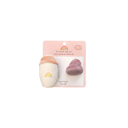 Olli Ella Dinkum Doll Binky Pacifier and Bottle Set