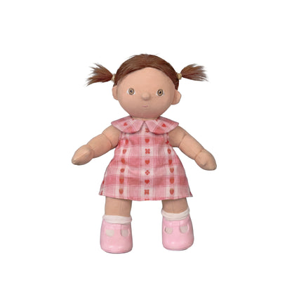 Olli Ella Dinkum Doll Cotton Dress - Rosette