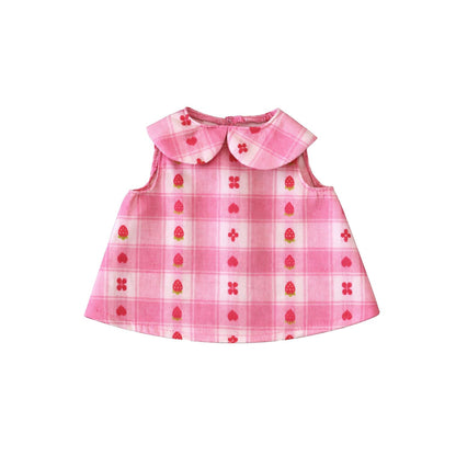 Olli Ella Dinkum Doll Cotton Dress - Rosette