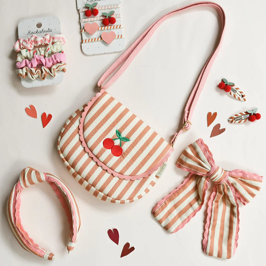 Rockahula Stripy Cherry Clips