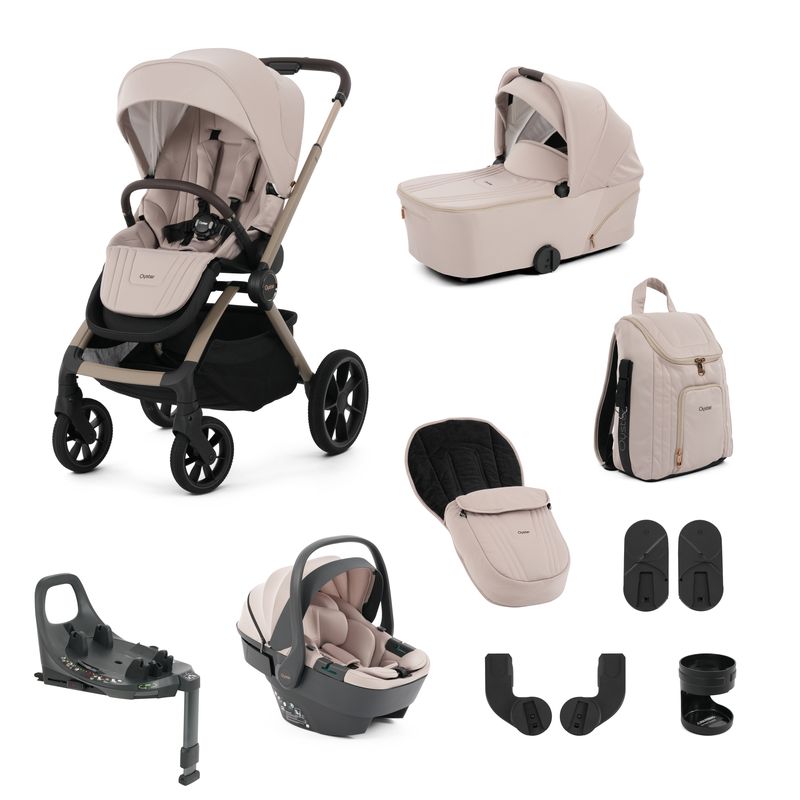 Oyster Vee Pushchair and Carrycot Travel System