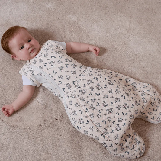Purflo Swaddle to Sleep Bag 0-4M 2.5 tog - Daisy Dreams