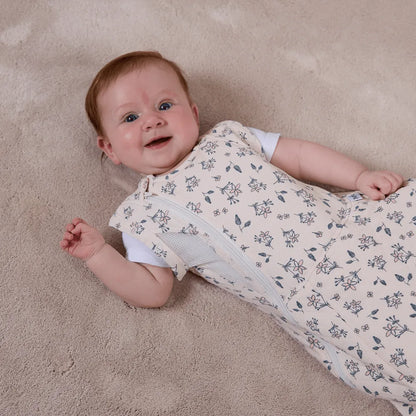 Purflo Swaddle to Sleep Bag 0-4M 2.5 tog - Daisy Dreams