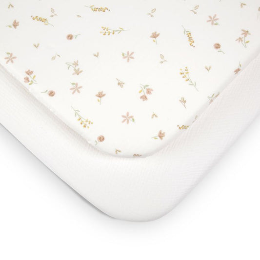 CuddleCo Universal Co-Sleeper Bedside Crib Sheets - Cashmere Meadow