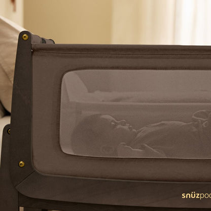 Snüz SnuzPod5 Bedside Crib - Chocolate