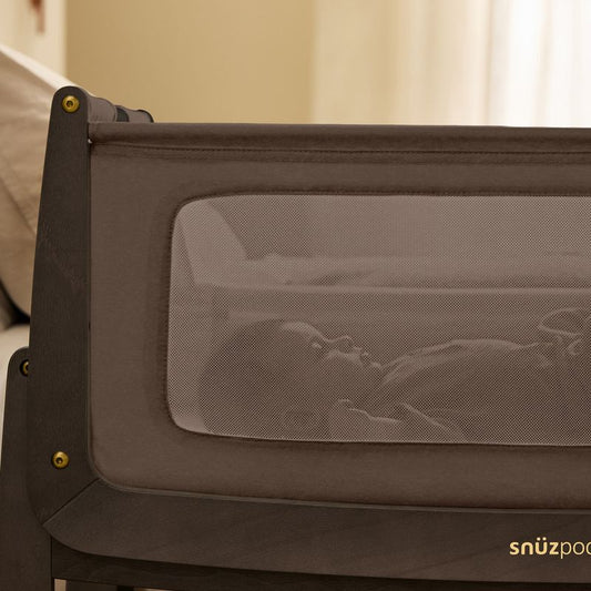 Snüz SnuzPod5 Bedside Crib - Chocolate