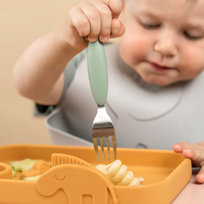 Done By Deer Easy-Grip Cutlery Set - Deer Friends - Green
