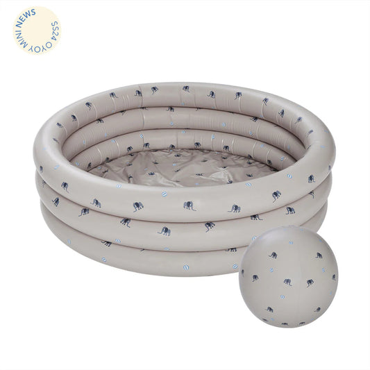 OYOY Mini Elephant Swimming Pool Large & Beach Ball