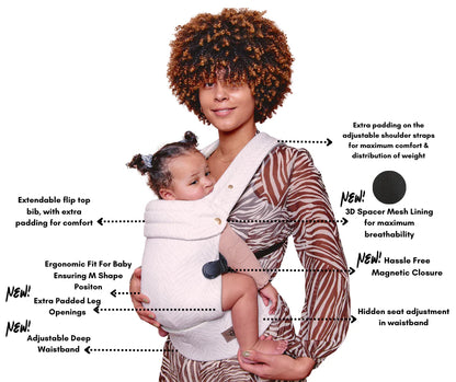Bizzi Growin Nomad Air Baby Carrier - Gazelle