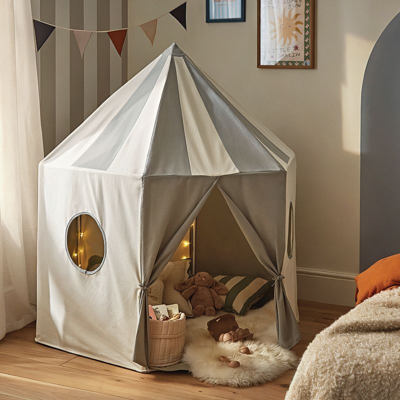 CuddleCo Pavilion Play Tent - Sea Salt