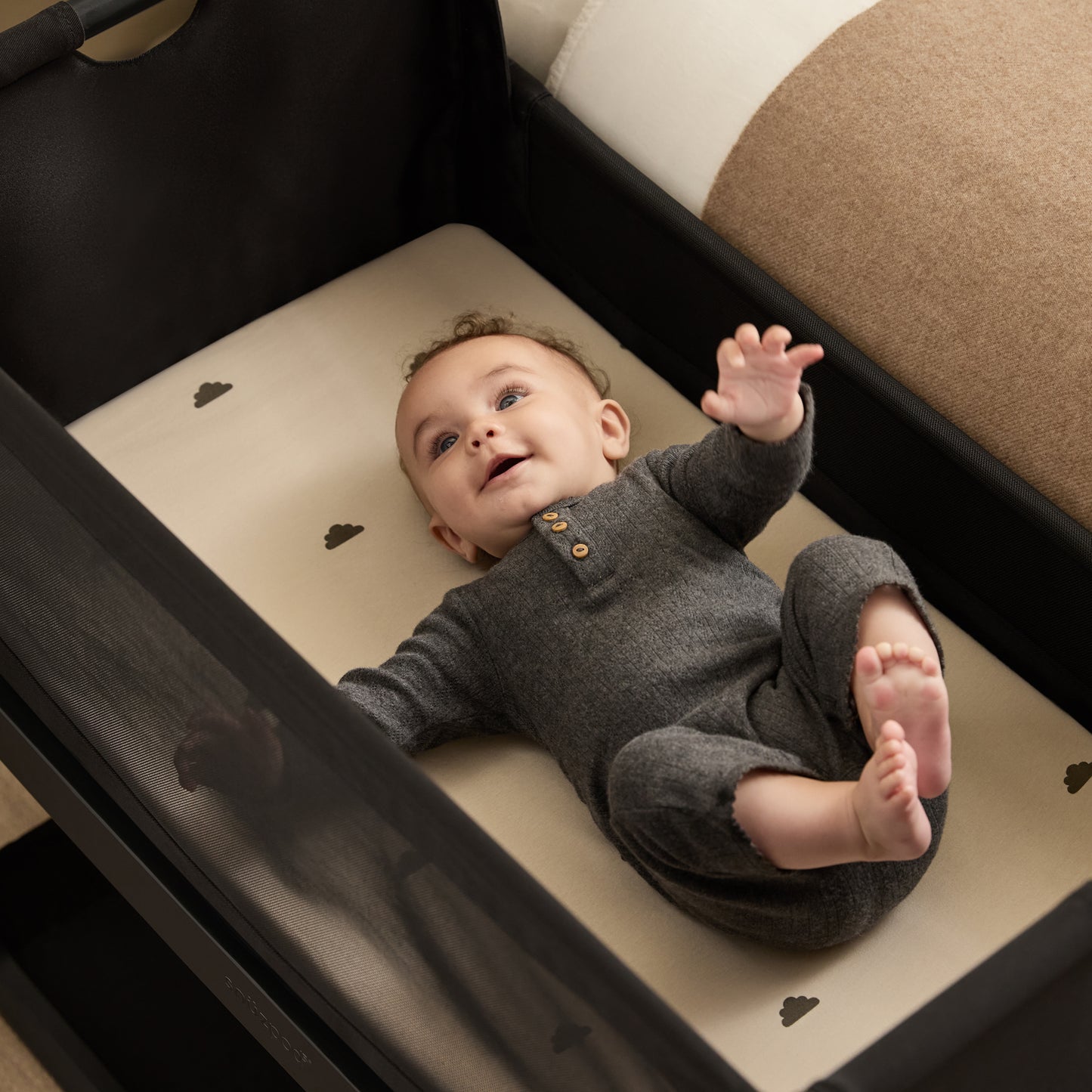 Snüz SnuzPod5 Bedside Crib - Graphite