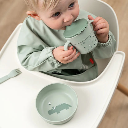 Done By Deer Foodie Bowl - Croco Green