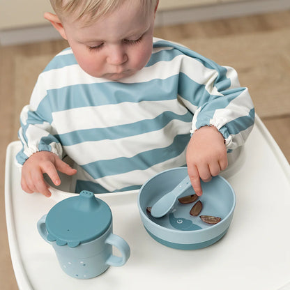 Done By Deer Foodie Cutlery Set - Happy Dots Blue