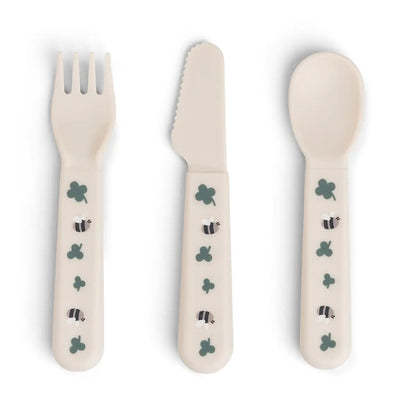 Done By Deer Foodie Cutlery Set - Tiny Farm Sand