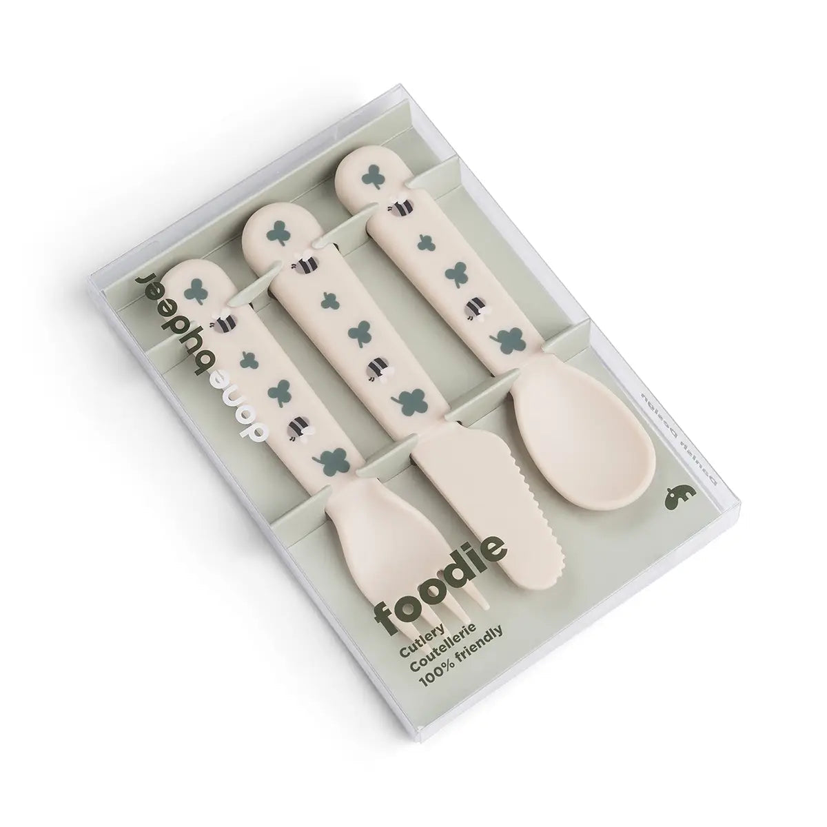 Done By Deer Foodie Cutlery Set - Tiny Farm Sand