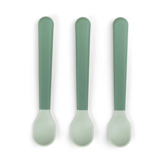 Done By Deer Easy-grip Baby Spoon Set - Green