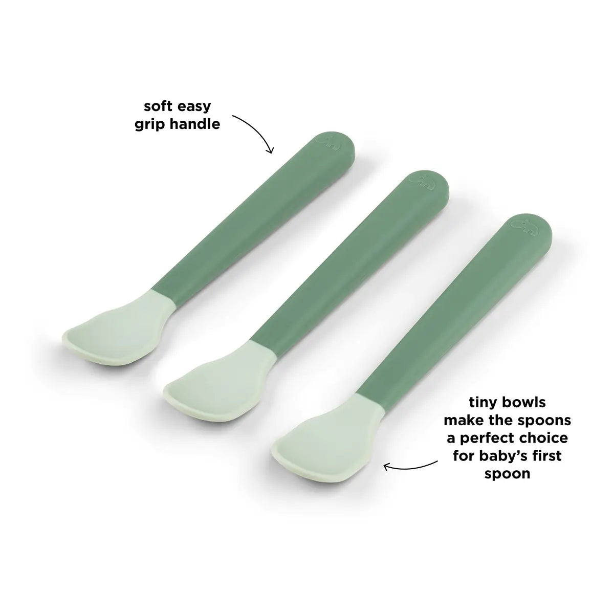 Done By Deer Easy-grip Baby Spoon Set - Green