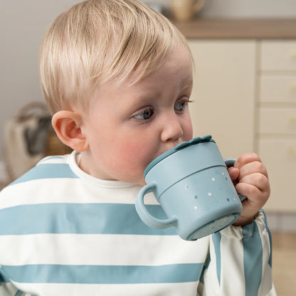 Done By Deer Foodie Spout Cup - Happy Dots Blue