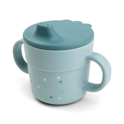 Done By Deer Foodie Spout Cup - Happy Dots Blue