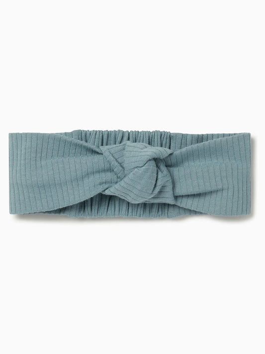 MORI Ribbed Baby Headband - Blue