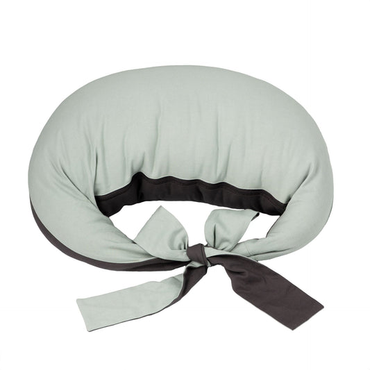 Hippychick Feeding Pillow - Sage Green/Charcoal
