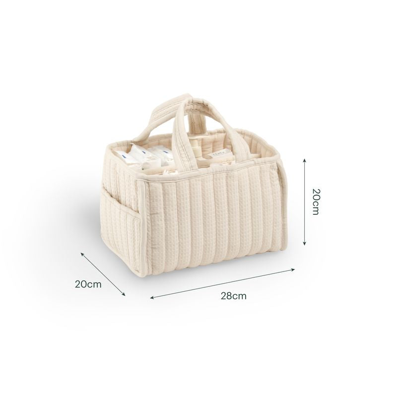 CuddleCo Nappy Caddy - Cashmere Waffle