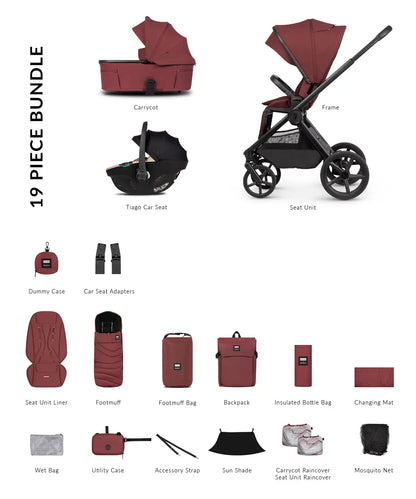 Venicci x Hunter Upline 3 - Comfort Bundle (3 in 1) Travel System