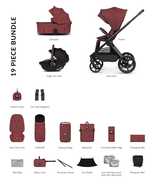 Venicci x Hunter Upline 3 - Comfort Bundle (3 in 1) Travel System
