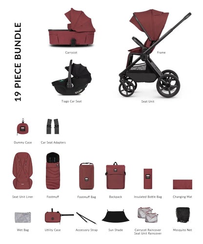 Venicci x Hunter Upline 3 - Comfort Bundle (3 in 1) Travel System