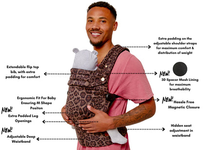 Bizzi Growin Nomad Air Baby Carrier - Jaguar