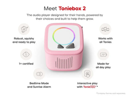 Tonies - Toniebox 2 Starter Set - Cloud Pink
