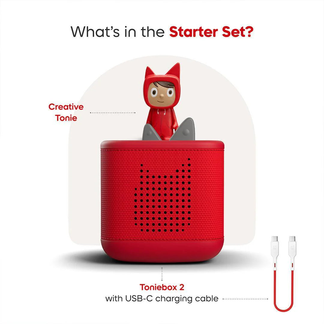 Tonies - Toniebox 2 Starter Set - Sunset Red