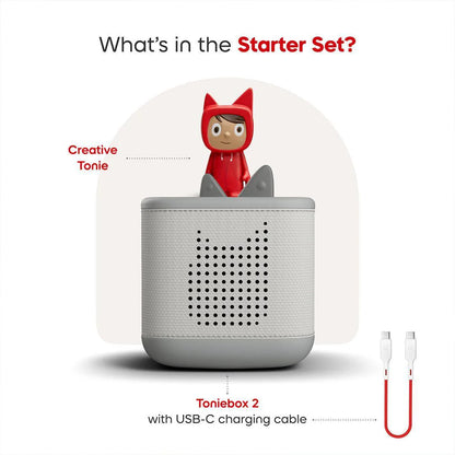 Tonies - Toniebox 2 Starter Set - Moon Grey