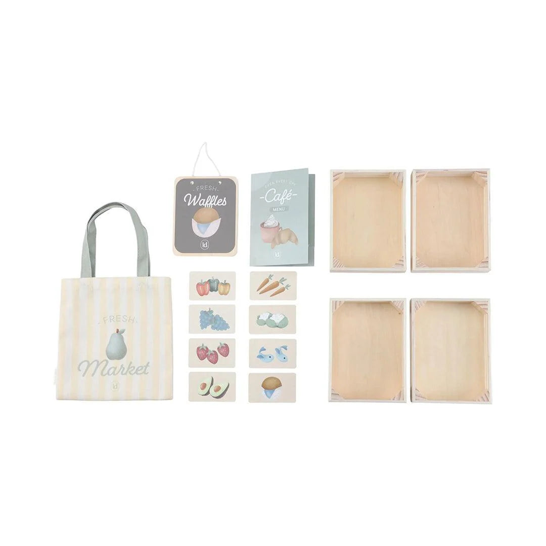 Little Dutch Wooden Market Stall