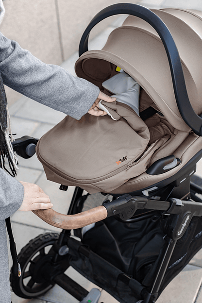 BeSafe Go Beyond Wind & Weather Car Seat Cover - Dark Sand