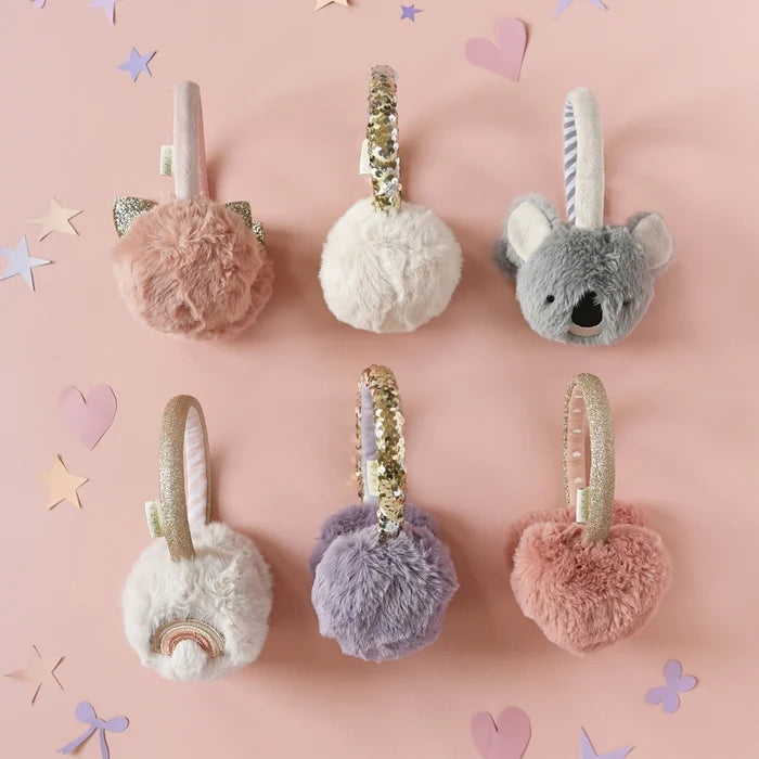 Rockahula Fluffy Heart Earmuffs
