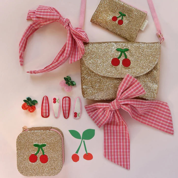 Rockahula Cherry Dreams Glitter Mini Purse