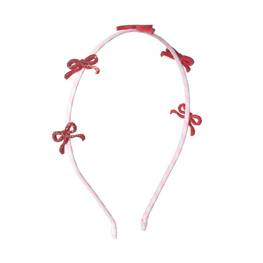 Rockahula Candy Stripe Glitter Bow Headband