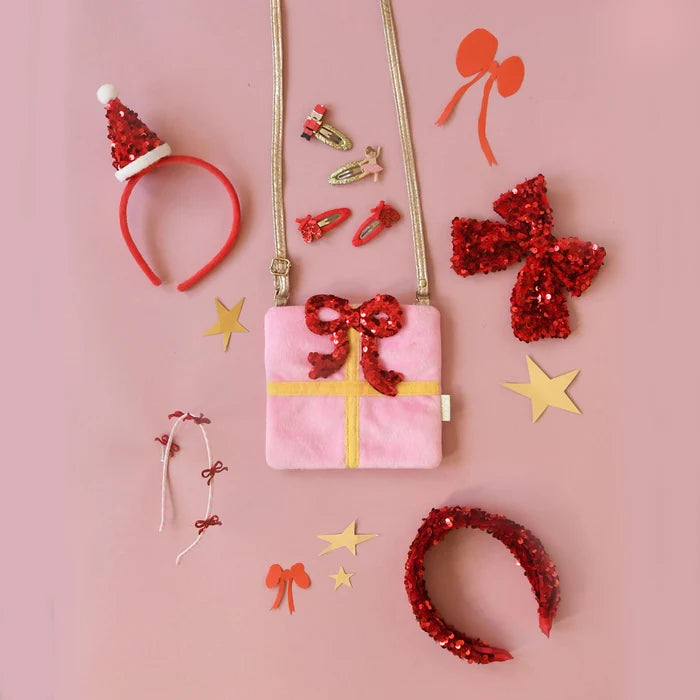 Rockahula Candy Stripe Glitter Bow Headband