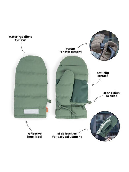 Done By Deer Stroller Mittens - Green
