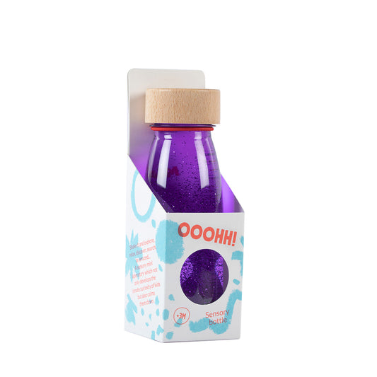 Petit Boum Sensory Bottle Float - Purple