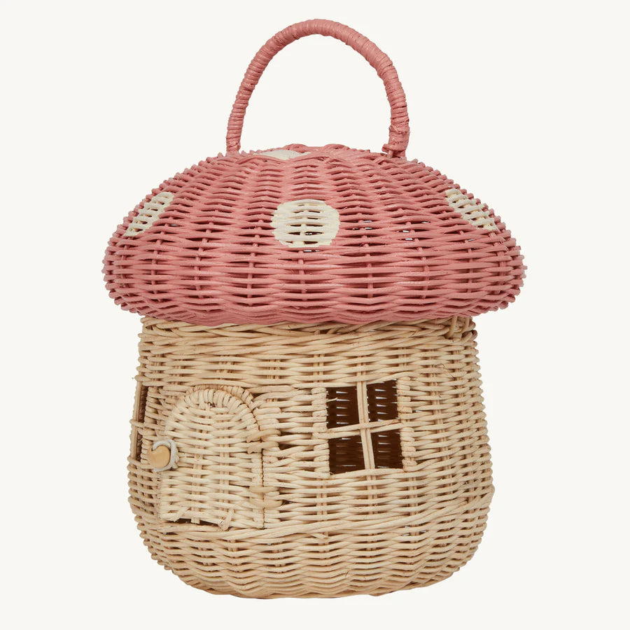 Olli Ella Mushroom Basket - Natural