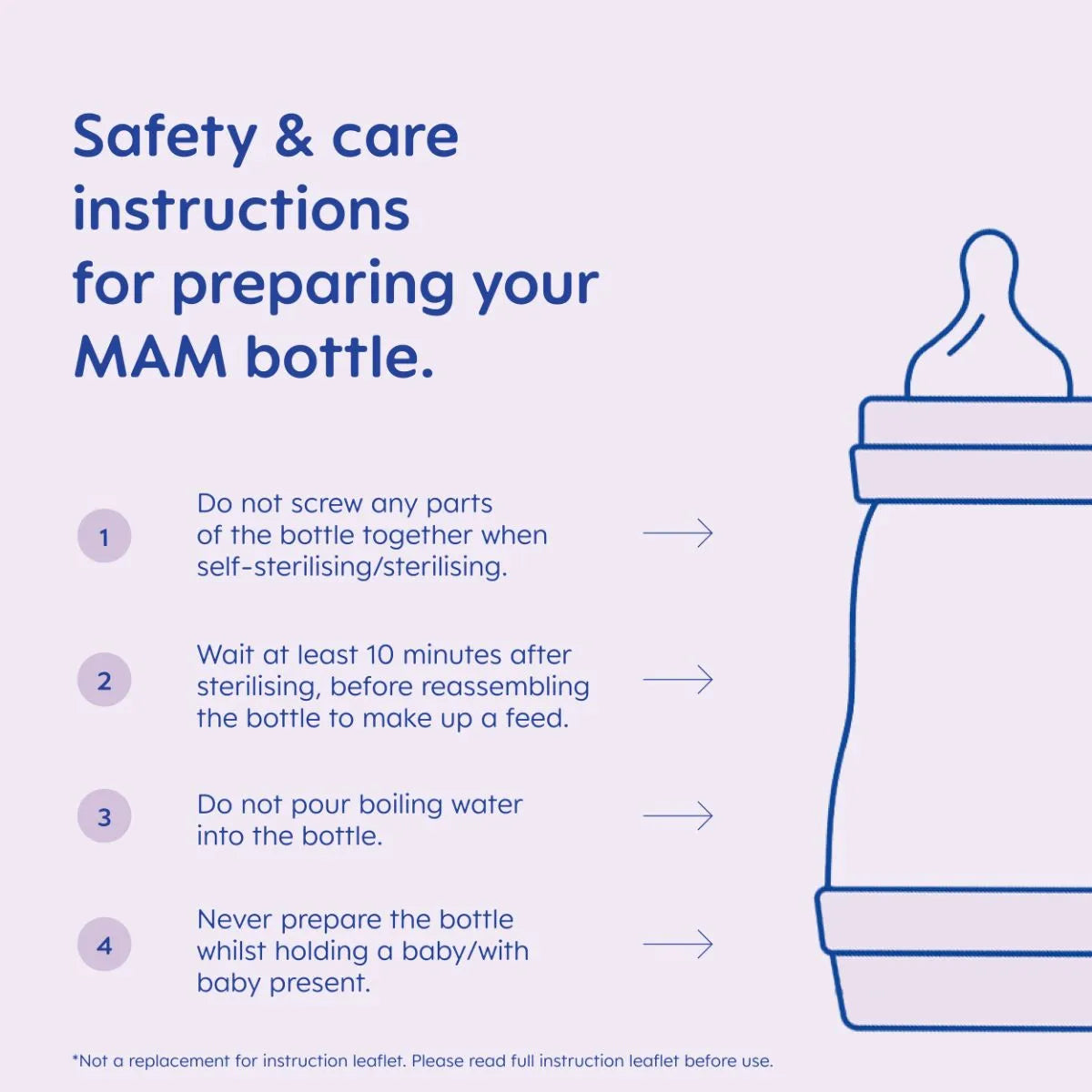 MAM Colours of Nature Anti Colic Self Sterilising Bottle 260ml - 2 Pack