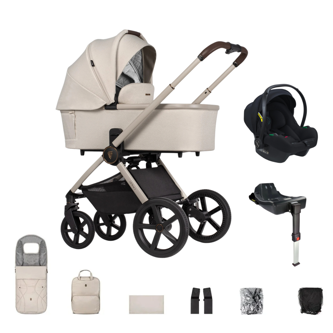 Venicci Upline 2 Pushchair with Avionaut Cosmo Smart 2.0 & Dock2 Isofix Base