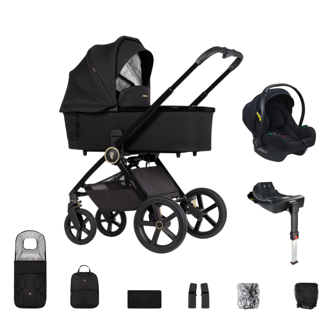 Venicci Upline 2 Pushchair with Avionaut Cosmo Smart 2.0 & Dock2 Isofix Base